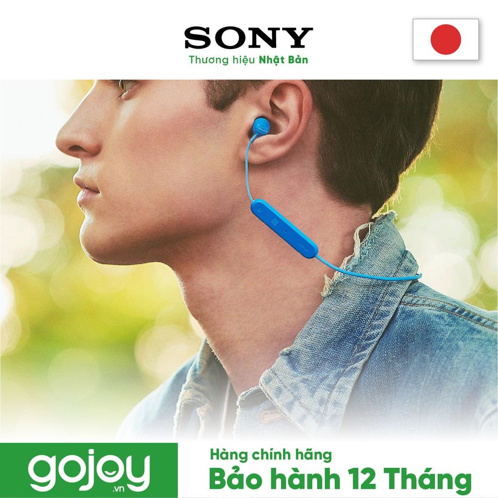 Tai nghe không dây SONY WI-C300/LZE màu xanh chính hãng - Bảo hành 12 tháng