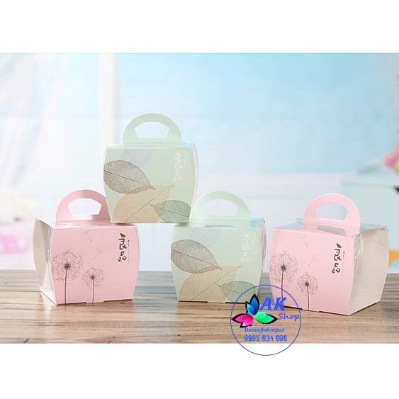 SET 5 HỘP BÁNH MICA 10X10