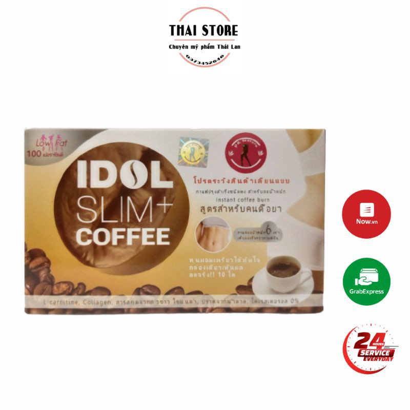 Cà Phê Giảm Cân Idol Slim+ Thái Lan ( giảm từ 3 - 5kg ) tùy cơ địa mỗi người