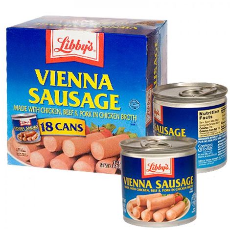 [HỘP LẺ 130G]Xúc xích đóng hộp Libbys Vienna Sausage 130g