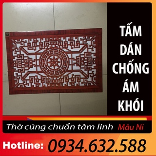 TẤM CHỐNG ÁM KHÓI [ đồ trang trí ban thờ ] dán phòng thờ, dán lên trần nhà, không phải khoan, dễ dùng