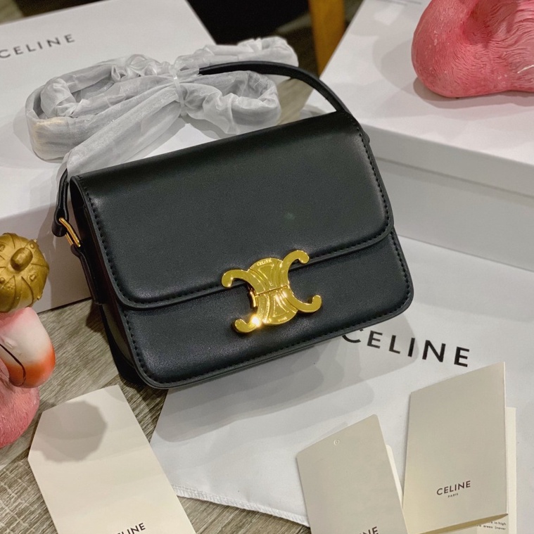 Túi xách nữ cầm tay Celin khóa hoa hàng đẹp cao cấp