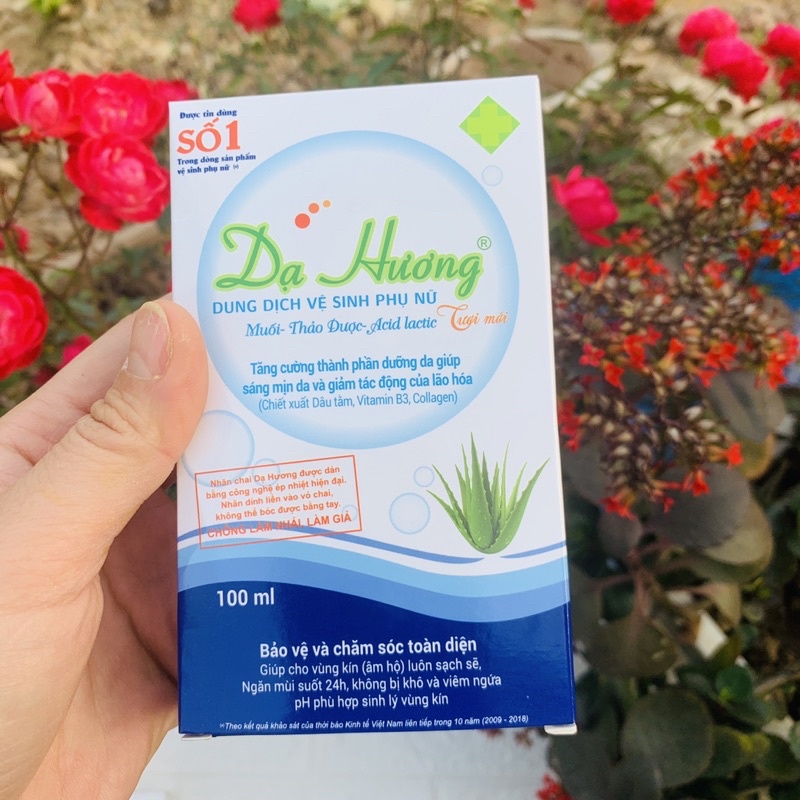 Dung Dịch Vệ Sinh Phụ Nữ Dạ Hương 100ml (Mẫu Mới)