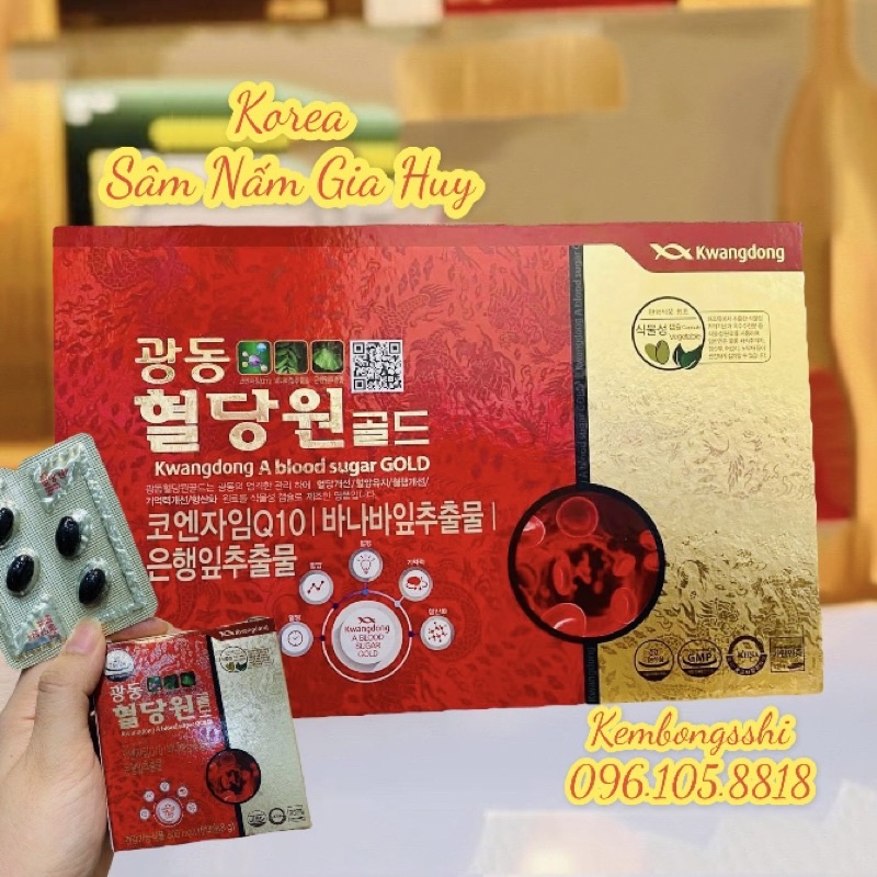 [HÀNG MỚI VỀ] Viên Uống Ổn Định Huyết Áp, Tiền Đình, Tiểu Đường, Mỡ Máu Hàn Quốc