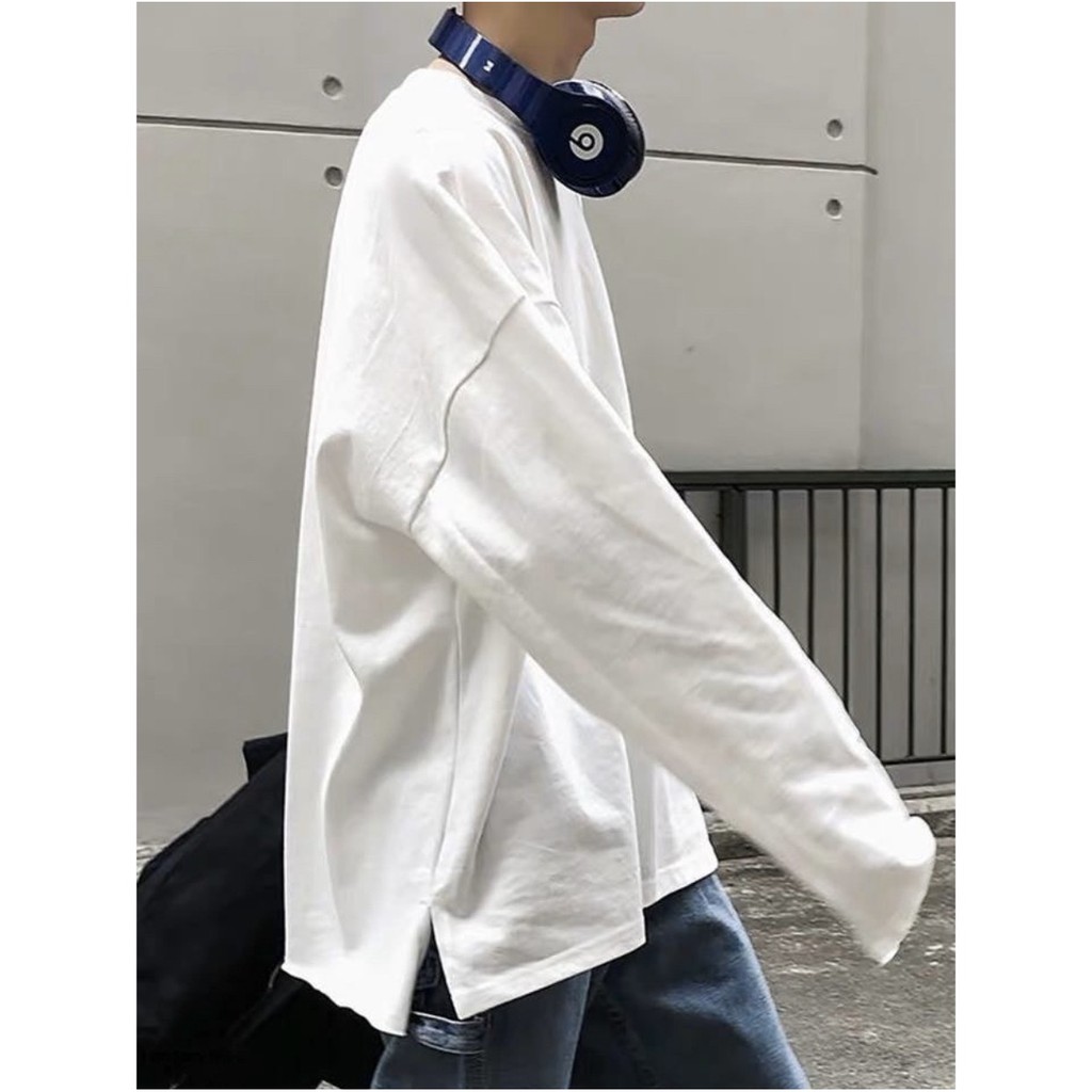 Áo Sweater nam 3 màu đen, xám, trắng (chất cotton)