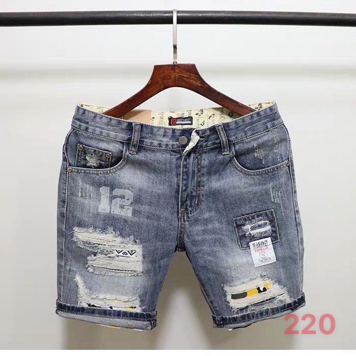 Quần Short Jean Nam Đẹp Chất Bò Co Giãn Cao Cấp, Quần Ngố rách Mẫu Mới Phong Cách Hàn Quốc Q232