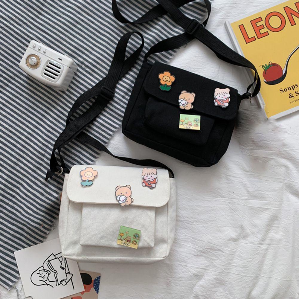 Túi Đeo Vai Màu Sắc Xinh Xắn Phong Cách Harajuku Cho Nữ