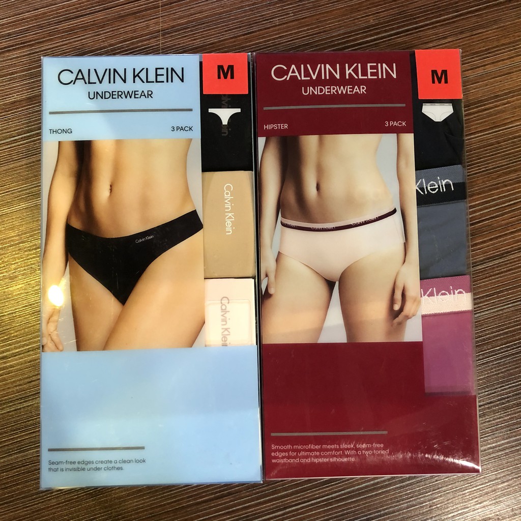 FULL SIZE]Set 3 quần lót Calvin Klein Nữ đủ size chính hãng US (THƯỜNG /  LỌT KHE) | Shopee Việt Nam