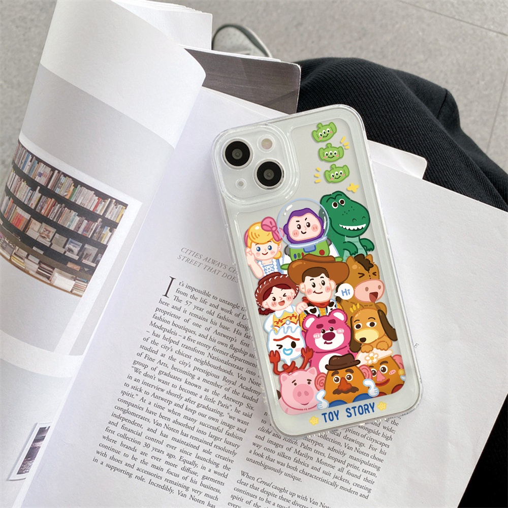 DISNEY Ốp Điện Thoại Chống Sốc Hoạt Hình Toy Story Cho iPhone 11 13 12 X XS Pro Max XR 12 13