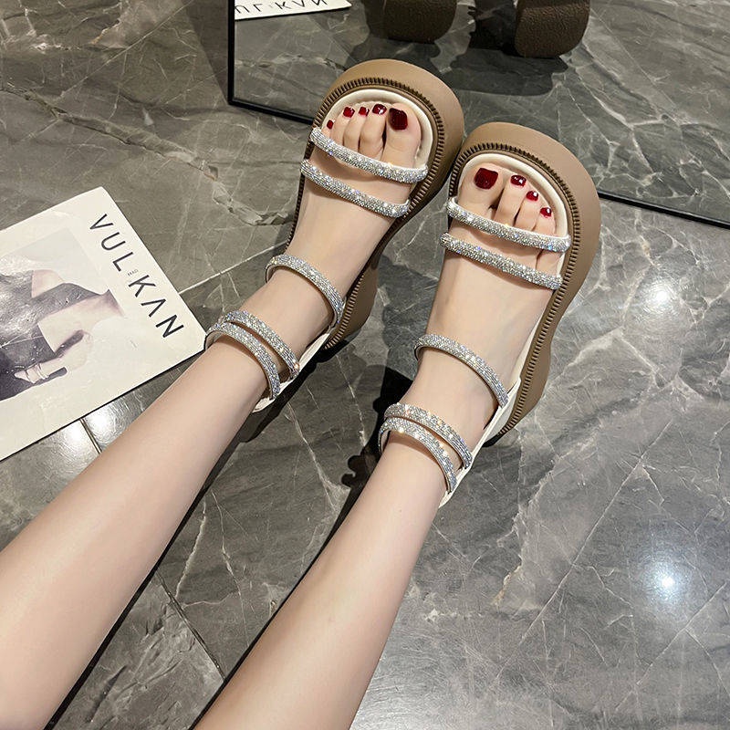 Giày Sandal Đế Dày Thời Trang Mùa Hè Dễ Phối Đồ
