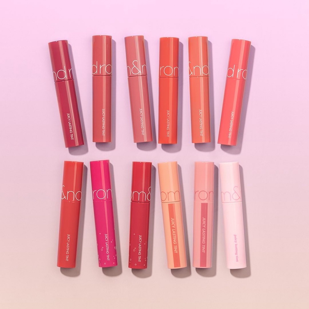 [Full 33 màu] Son Tint Bóng, Siêu Lì, Căng Mọng Môi Hàn Quốc Romand Juicy Lasting Tint 5.5g