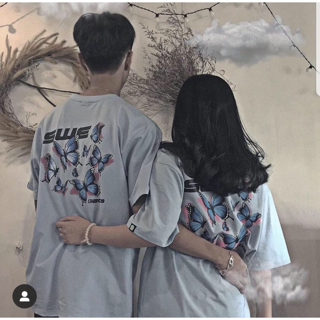 [Ảnh Thật] Áo Thun In Hình Bướm - SWE | BigBuy360 - bigbuy360.vn