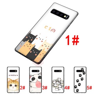 Ốp điện thoại in hình chú mèo/gấu trúc cho Samsung Galaxy S7 S7 Edge S8 S8 Plus S9 S9 Plus S10 S10 Plus Note 8 9