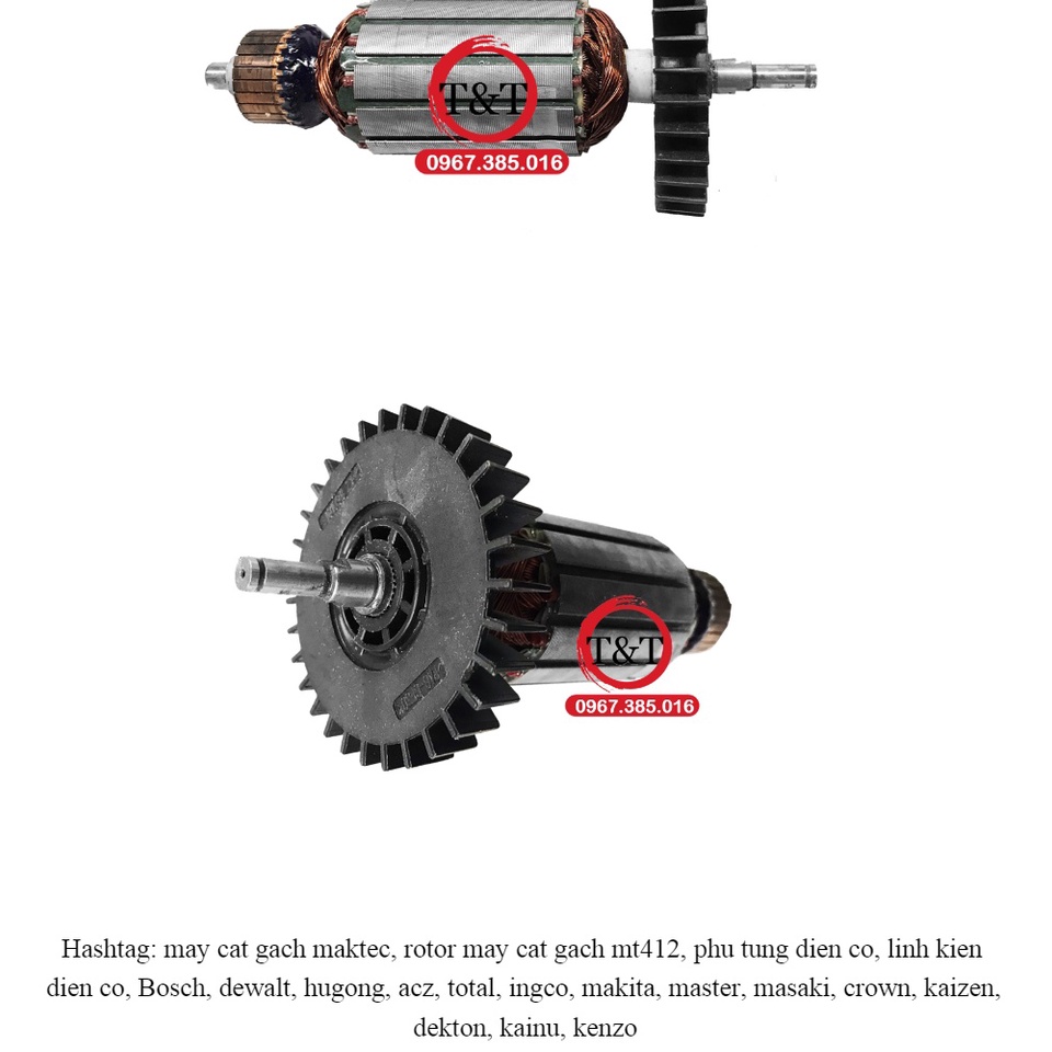 Rotor máy cắt gạch Maktec MT412