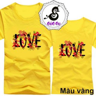 Áo đôi Love Hoa Cá Tính 010320185D034