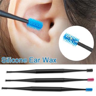 1 Dụng Cụ Lấy Ráy Tai Hai Đầu Bằng Silicon Mềm Mại Tiện Dụng