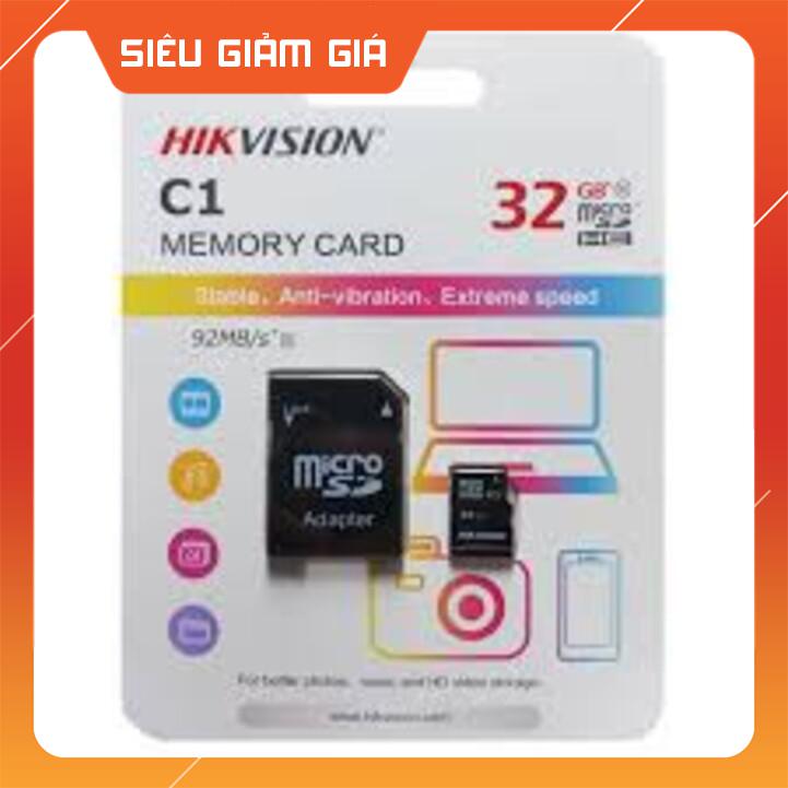 Thẻ nhớ 32G Hikvision chính hãng bảo hành 5 nắm | BigBuy360 - bigbuy360.vn