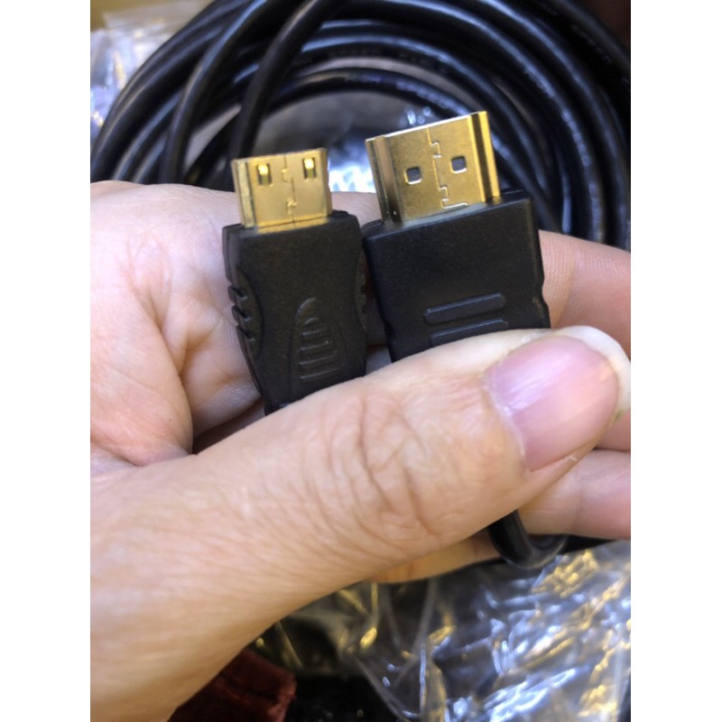 Dây hdmi mini chuyển sang Hdmi hàng chuẩn có bảo hành