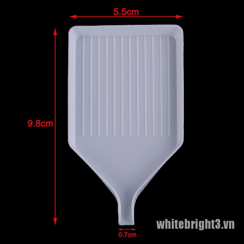 Bộ 10 Khay Đá Màu Trắng Dùng Vẽ Tranh Diy