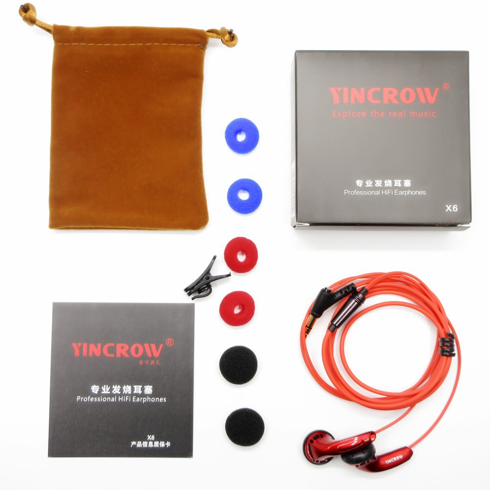 Tai Nghe Nhét Tai Yincrow X6 3.5mm