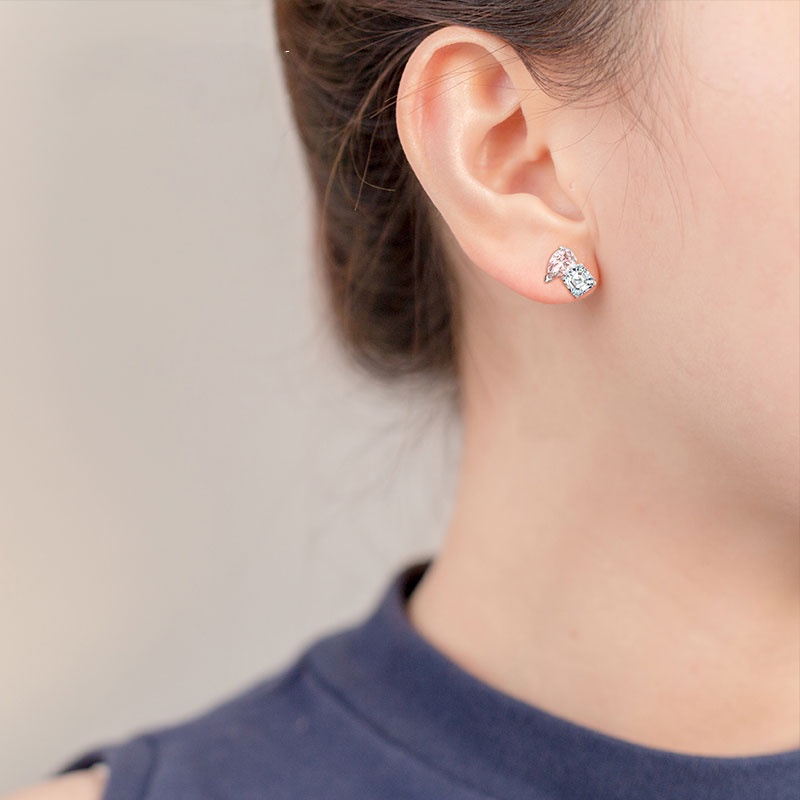 Bộ Vòng cổ + Vòng Tay Hình Thiên Nga Đính Pha Lê Swarovski