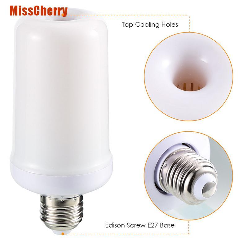 Bóng Đèn Led E27 5w 4 Chế Độ Tạo Hiệu Ứng Lửa Tự Nhiên