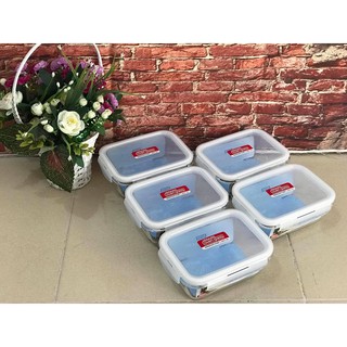 Hộp thủy tinh LOCK & LOCK -Hộp thủy tinh chữ nhật dung tích 730ml [AN TOÀN CHO SỨC KHỎE]