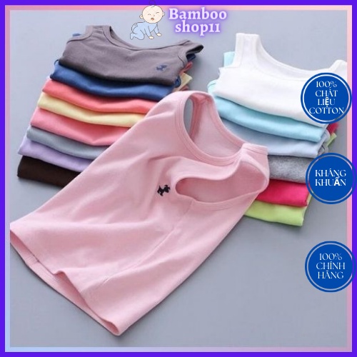 Áo Ba Lỗ Cho Bé Trai Và Bé Gái  100% Cotton