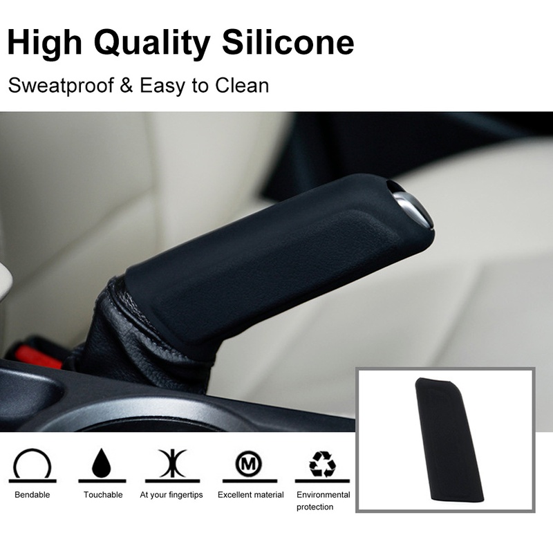 Vỏ Bọc Tay Gạt Cần Số Xe Hơi Bằng Silicone Chống Trượt &amp; Mòn