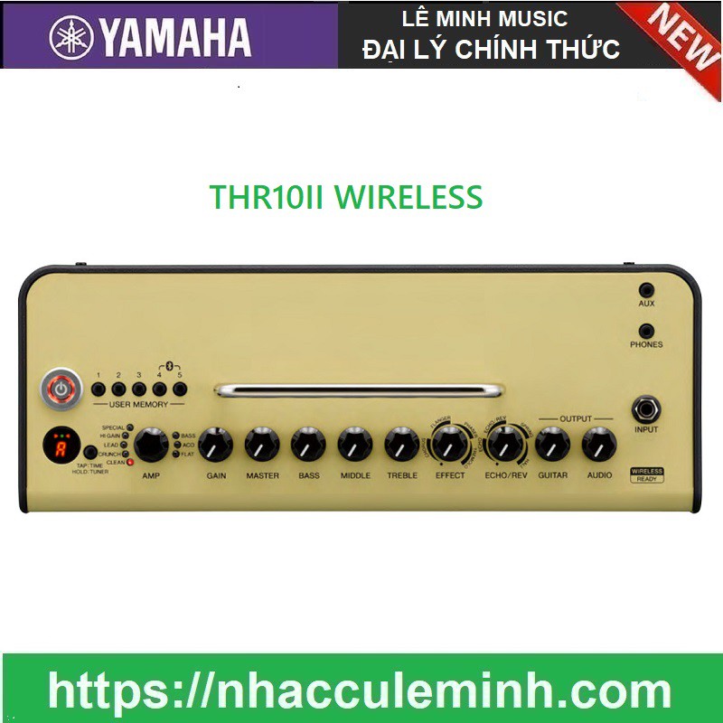 Âm li guitar yamaha THR10II không dây