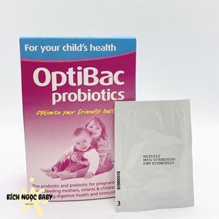 Optibac Hồng for babies and children UK 30 gói