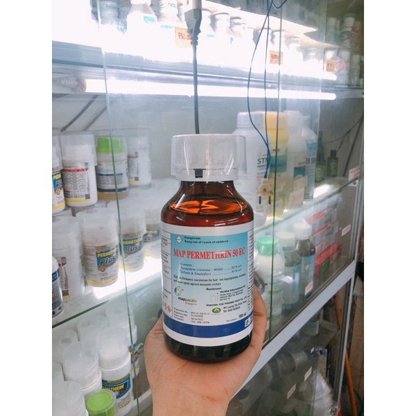 { Thuốc diệt muỗi nhập khẩu Anh Quốc MAP PERMETHRIN 50EC - chai 500ml }