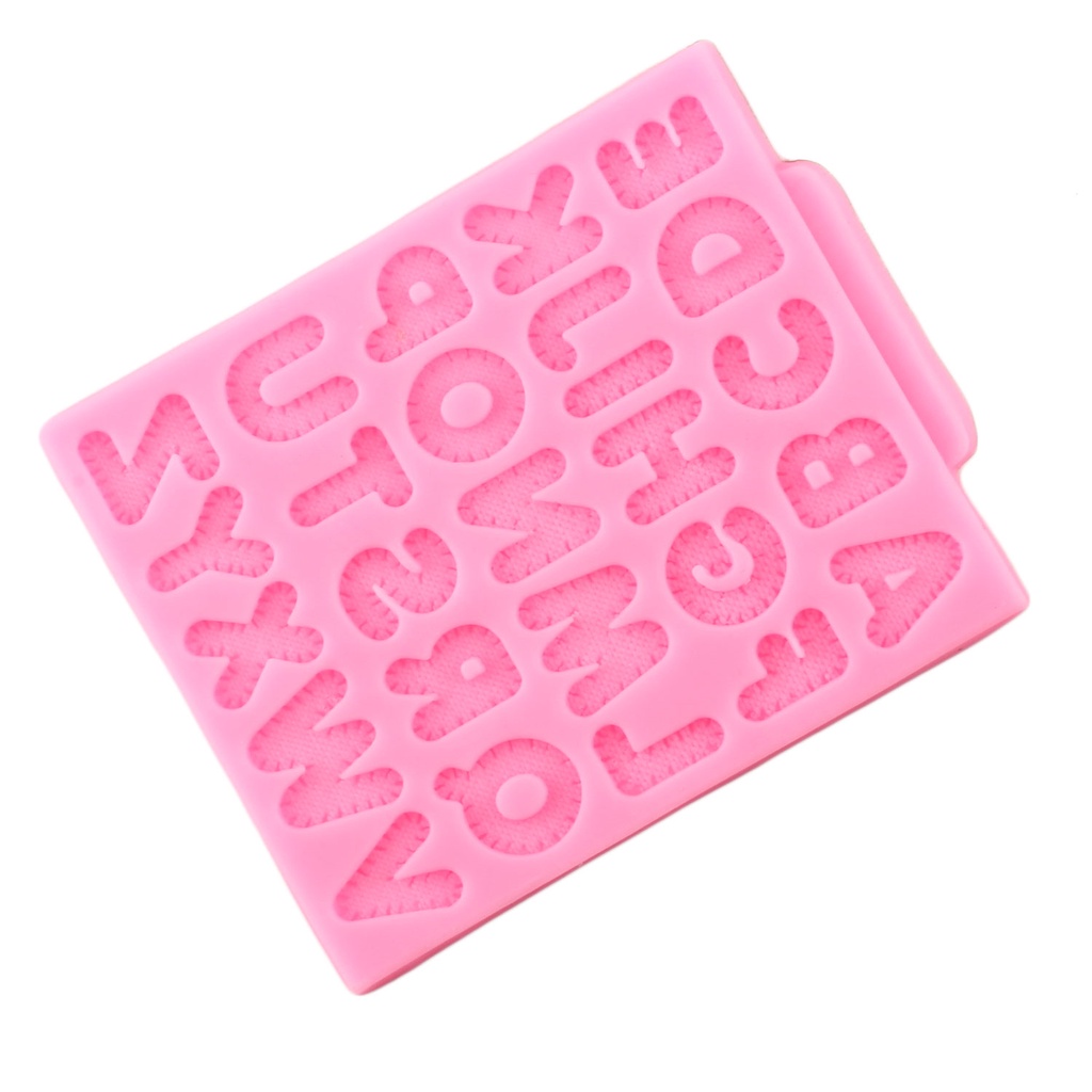 Khuôn Silicone Tạo Hình Chữ Cái Dùng Để Trang Trí Bánh Kem
