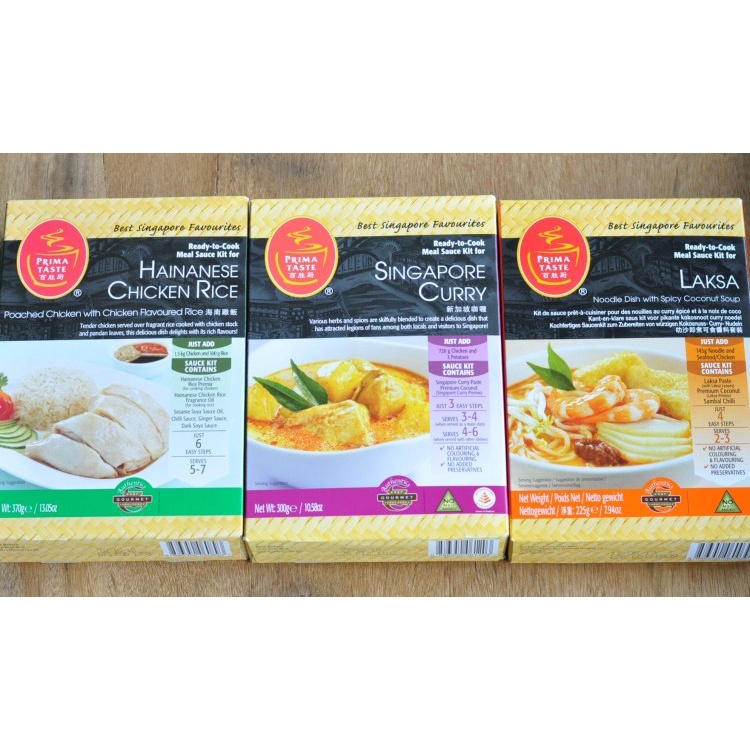 Xốt Cari Singapore hiệu Prima Taste 300G