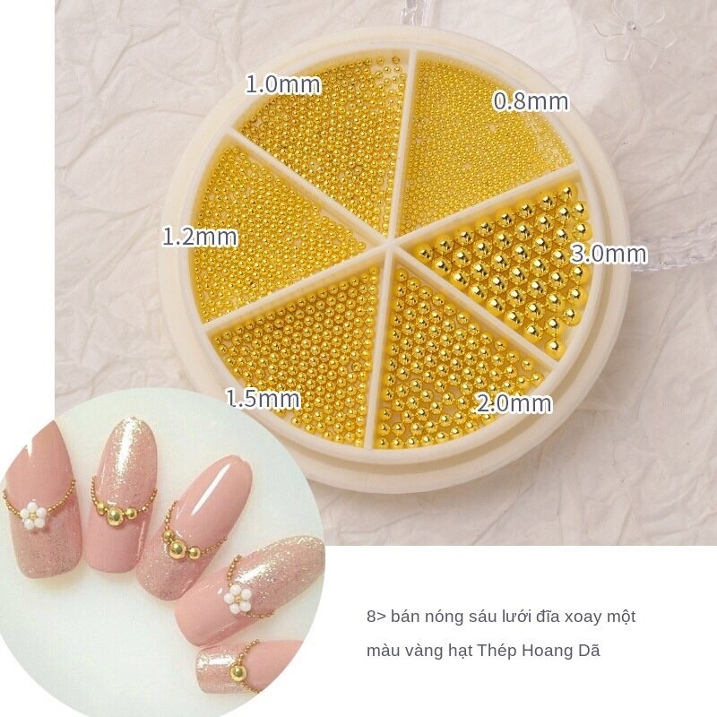 Phụ kiện Hạt bi nhỏ trang trí nail-làm nhuỵ hoa