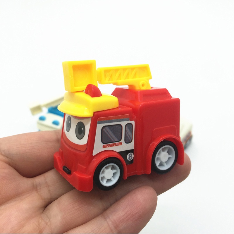 ZHAN QI TOYS Xe đồ chơi mini  thiết kế kéo lùi vui nhộn cho bé