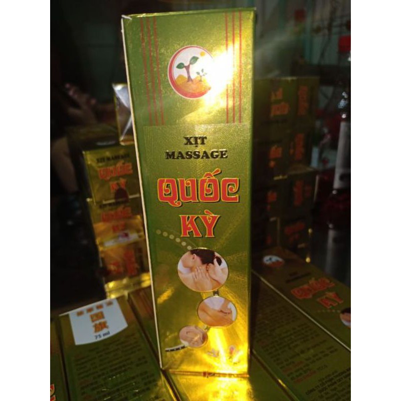 XỊT MASSAGE thảo dược QUỐC KÌ 100ml