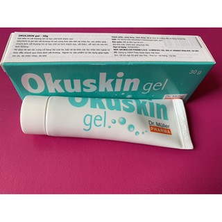 Gel hỗ trợ trị sẹo lồi sẹo lõm sẹo mờ thâm rạn da lâu năm Okuskin 30g