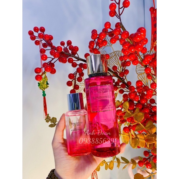 Xịt thơm toàn thân VICTORIA’S SECRET mẫu mới 75ml - 250ml