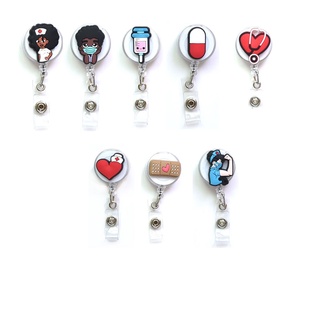 CLEVER Super Durable Collapsible Name Tag Holder With Cute Prints