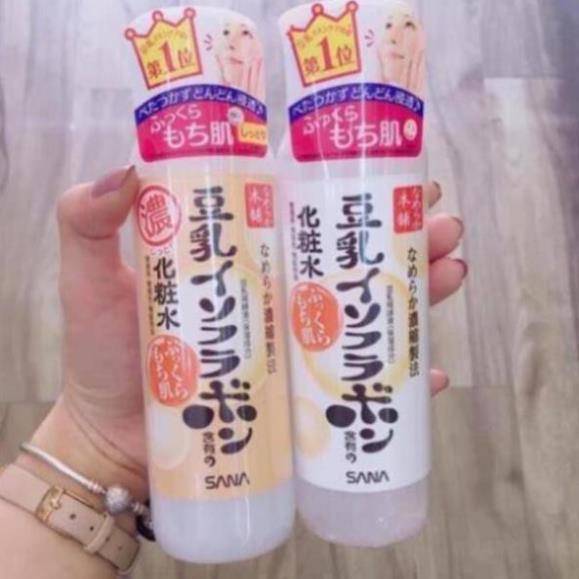 LOTION Nước hoa hồng từ mầm đậu nành Sana nhật bản 200ml