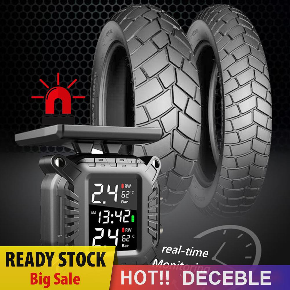 Hệ Thống Giám Sát Áp Suất Lốp Xe Hơi Tpms Sử Dụng Năng Lượng Mặt Trời Kèm 2 Cảm Biến