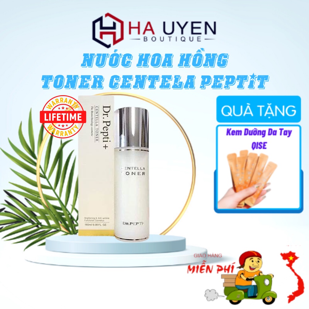 Nước Hoa Hồng Toner Centela Peptit, Dưỡng Da Căng Bóng, Se Khít Lỗ Chân Lông - Chai/180ml [ Auth - HÀN QUỐC ]
