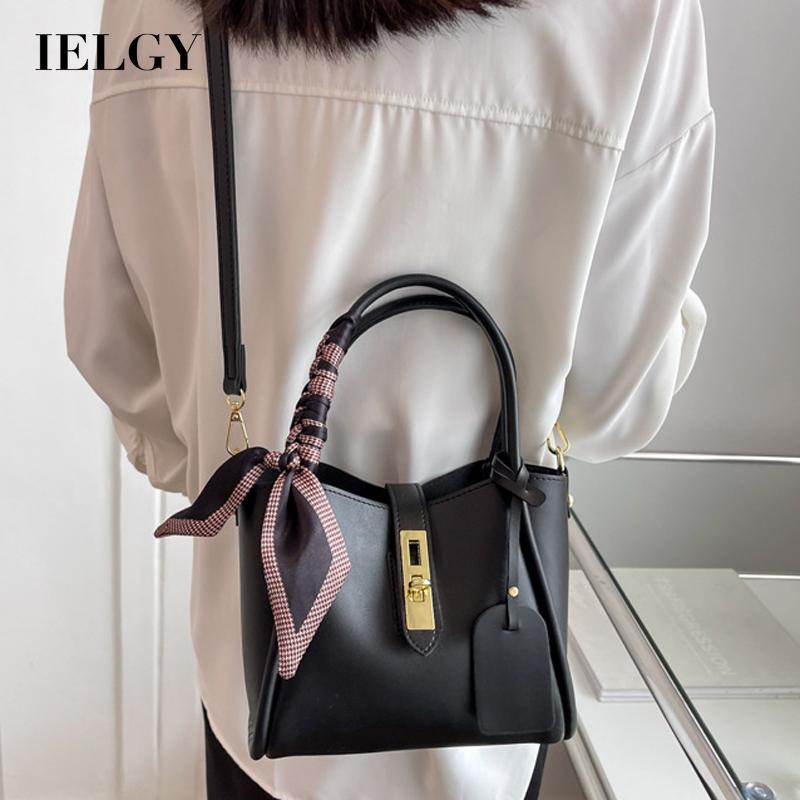 Túi Đeo Vai / Đeo Chéo Bằng Lụa Có Khóa Trang Trí Khăn Choàng Phong Cách Phương Tây Dành Cho Bạn Nữ