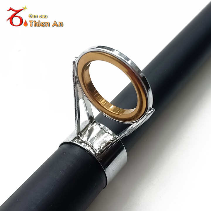 Cần câu cá Hunts Man Trâu bò màu đen đỏ tải cá 8 - 15kg chuyên săn hàng khủng  giá rẻ y hình