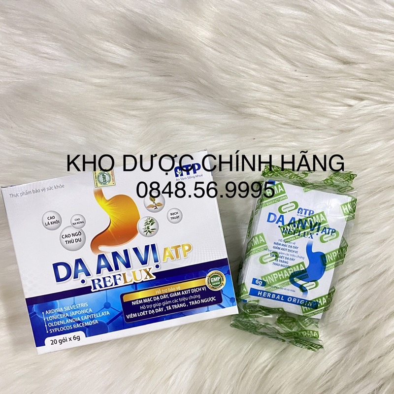 DẠ AN VỊ - Giảm Trào Ngược Dạ Dày, Giảm Thiểu Các Biểu Hiện Của Viêm Loét Dạ Dày