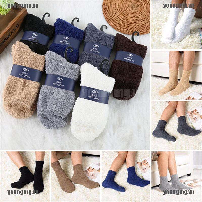 Đôi Tất Chân Len Dày Giữ Ấm Thể Thao Cho Nam Nữ