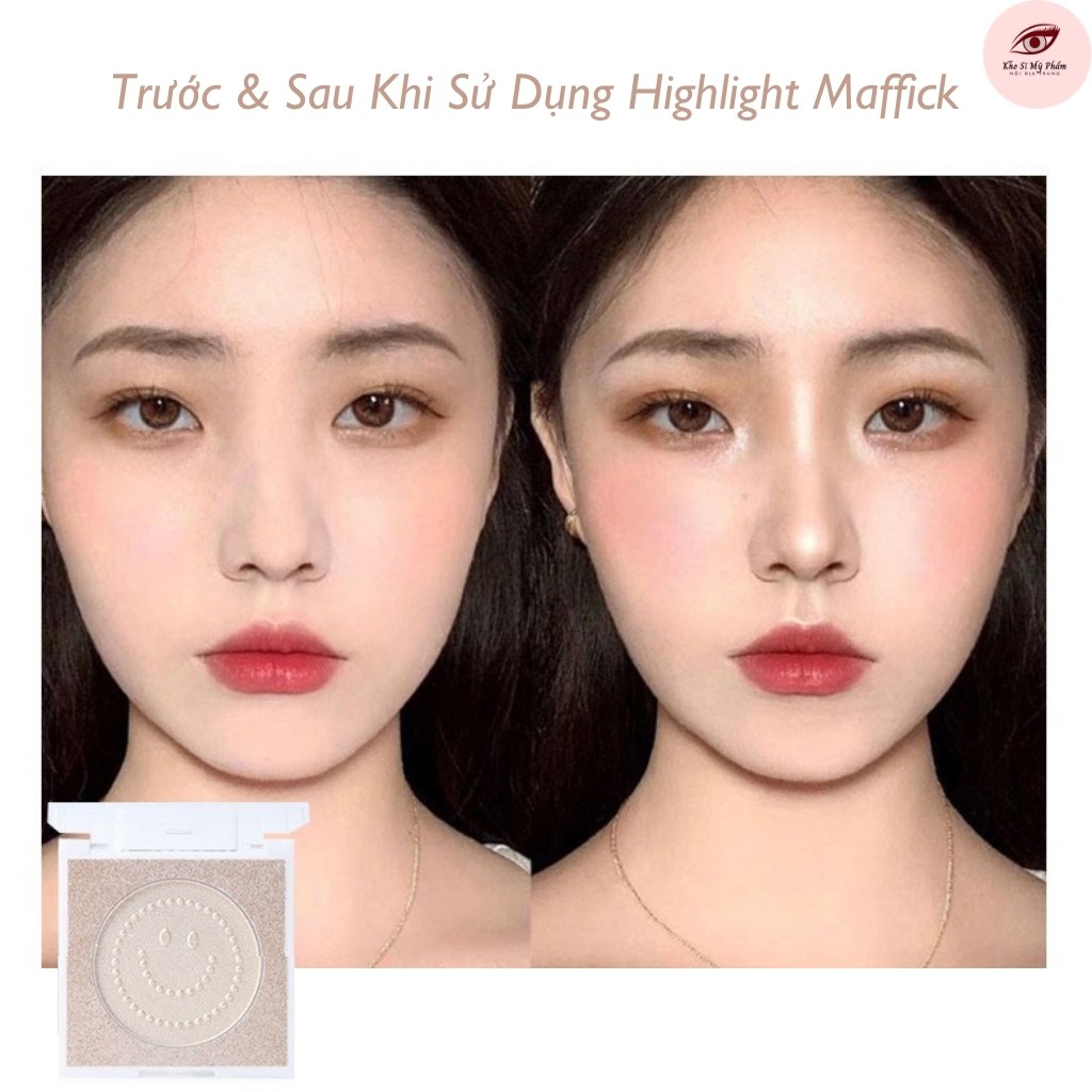 Nhũ Maffick highlight bắt sáng mặt cười - nhũ bắt sáng JINT