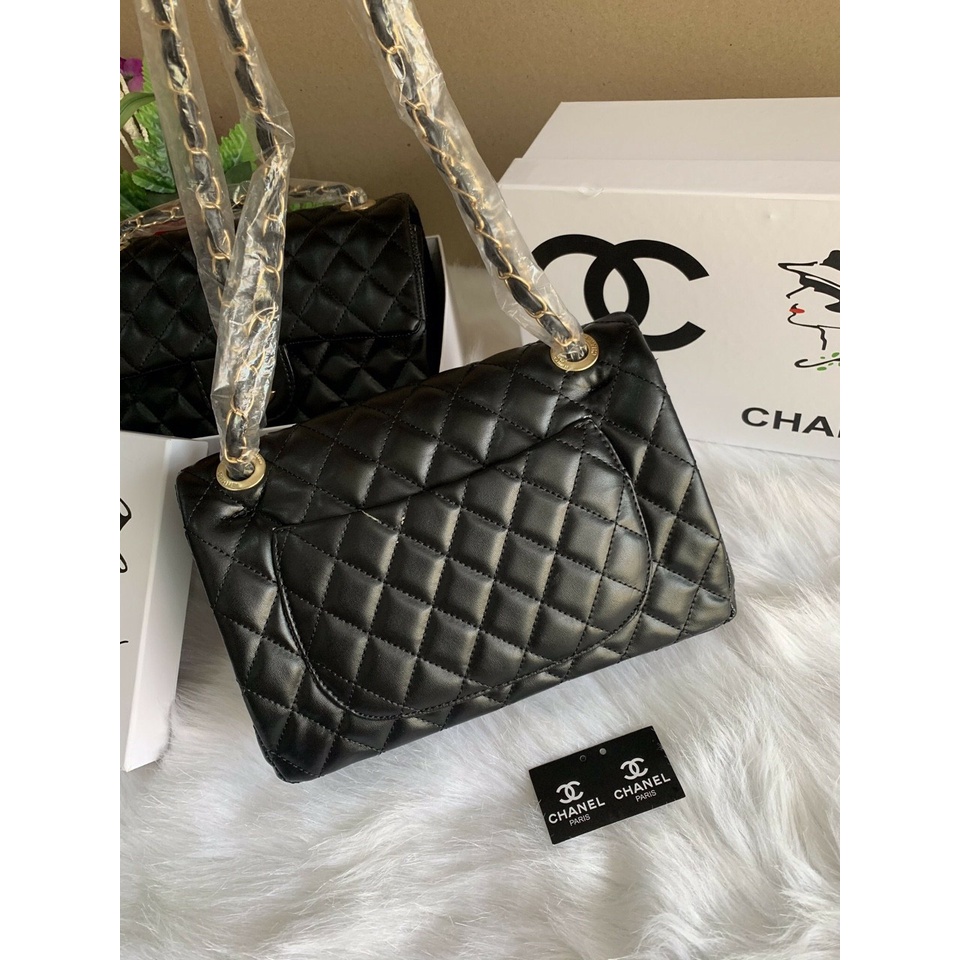 Túi Xách Nữ Classic Hai Nắp Da Bóng Siêu Hot