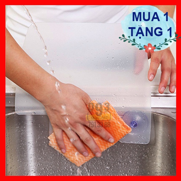 Combo 2 Tấm Chắn Nước Bồn Rửa Chén,Tấm Chắn Dầu Mỡ,Dụng Cụ Nhà Bếp